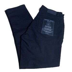 VGB Vintage Genes Black Slim Fit Comfort French Terry Denim Jeans Men's W36X32L